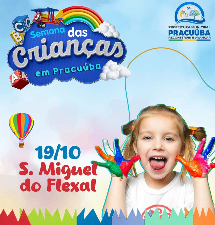 Semana especial para as crianças em Pracuúba: Diversão e alegria garantidas!