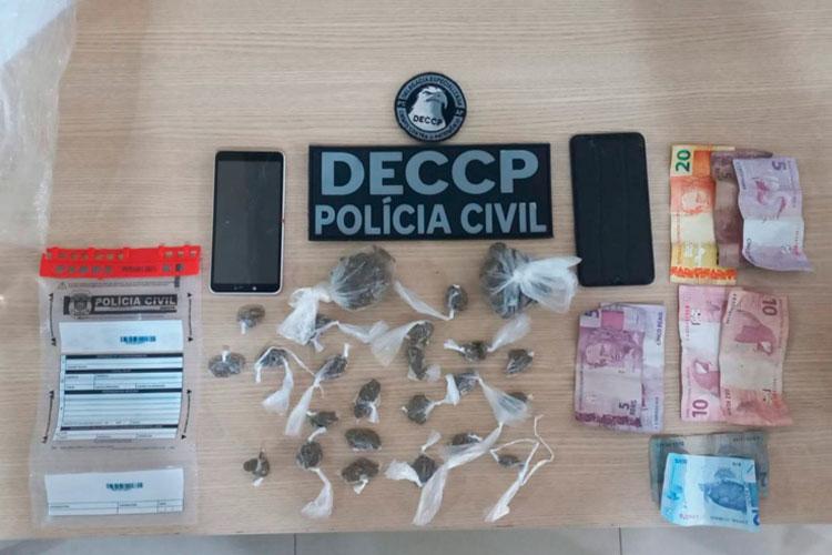 PC detém suspeitos de tráfico de drogas durante investigação de roubo