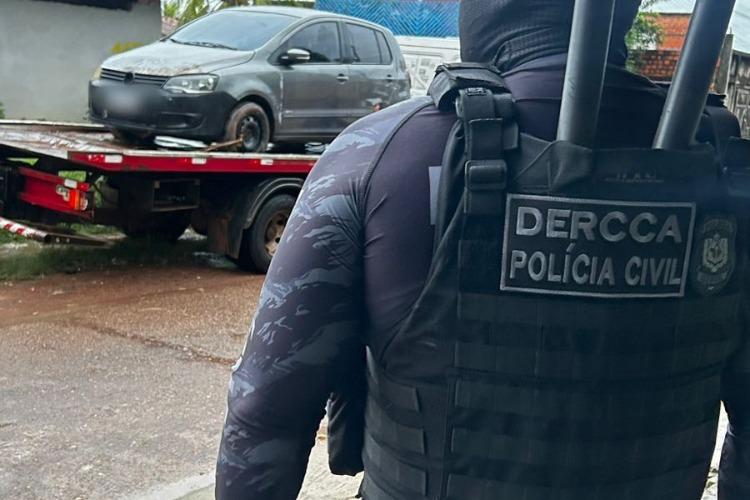 Em Macapá, a Polícia Civil realiza busca e apreensão na casa de indivíduo acusado pela prática de estupro.