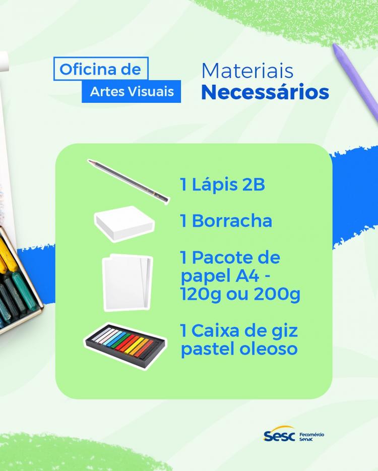 Oficina de Artes Visuaiis - Giz Pastel Oleoso