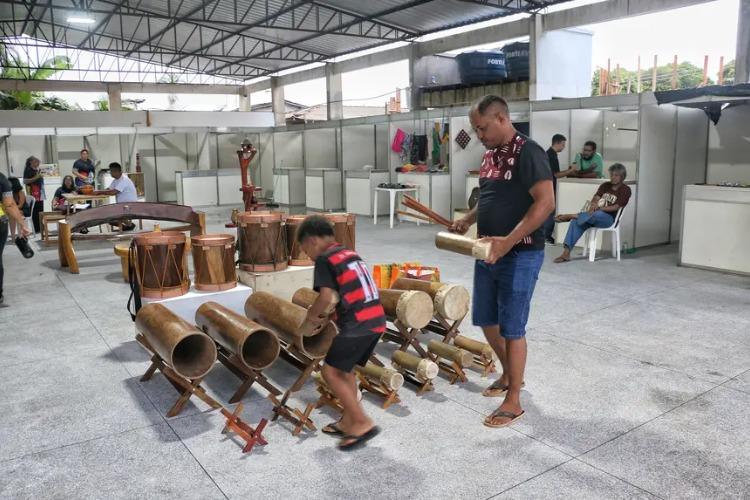Empreendedores fortalecem a economia criativa durante a Festa de São Tiago em Mazagão Velho