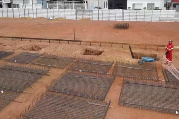 Obras do novo HE de Macapá se concentram na etapa de escavação para alicerce do prédio