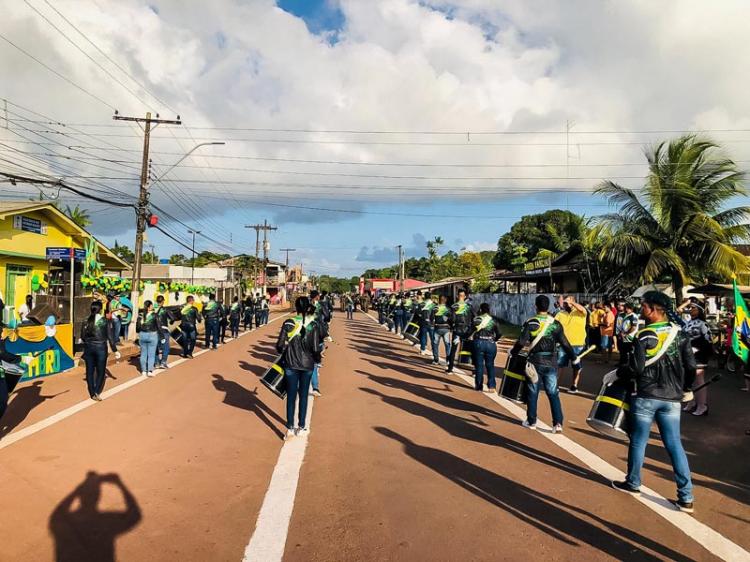 Calçoene comemora retorno do Desfile Cívico de 7 de setembro