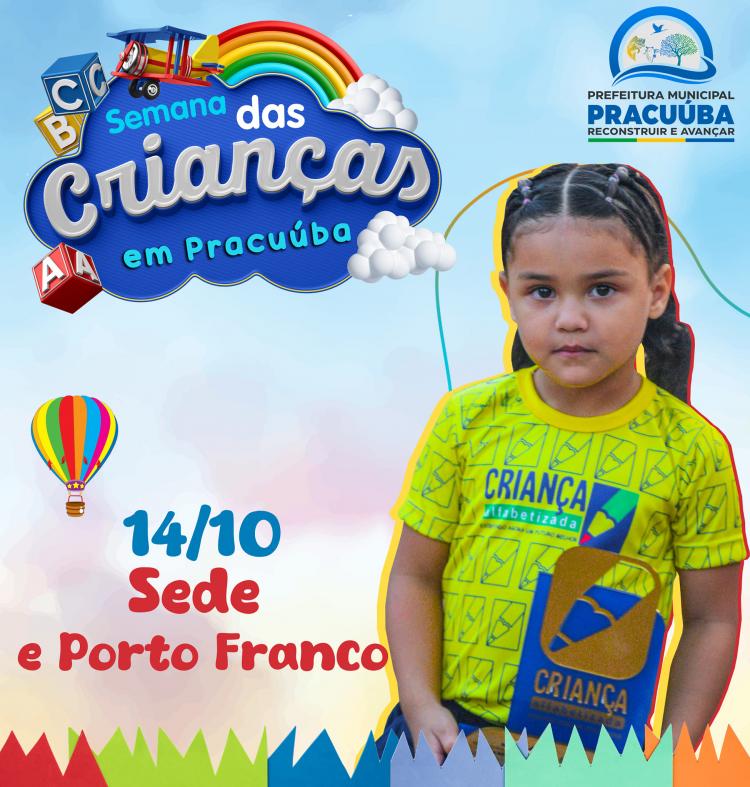 Semana especial para as crianças em Pracuúba: Diversão e alegria garantidas!