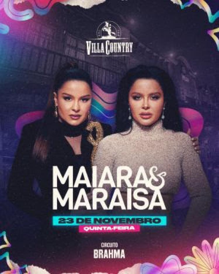 Maiara & Maraisa retornam ao Villa Country com show imperdível