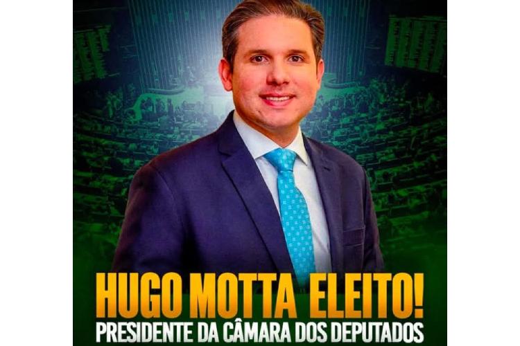 Hugo Motta eleito presidente da Câmara dos Deputados Federais